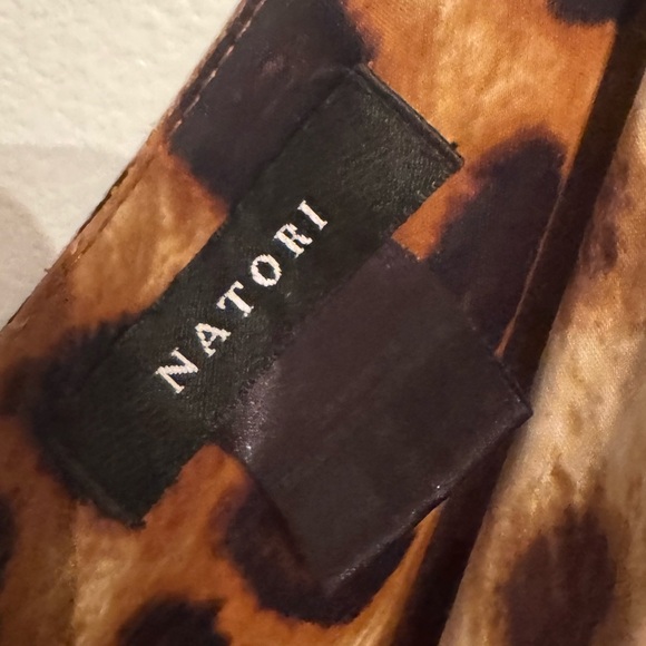 Natori Leopard Print Halter Dress Large - Picture 3 of 3